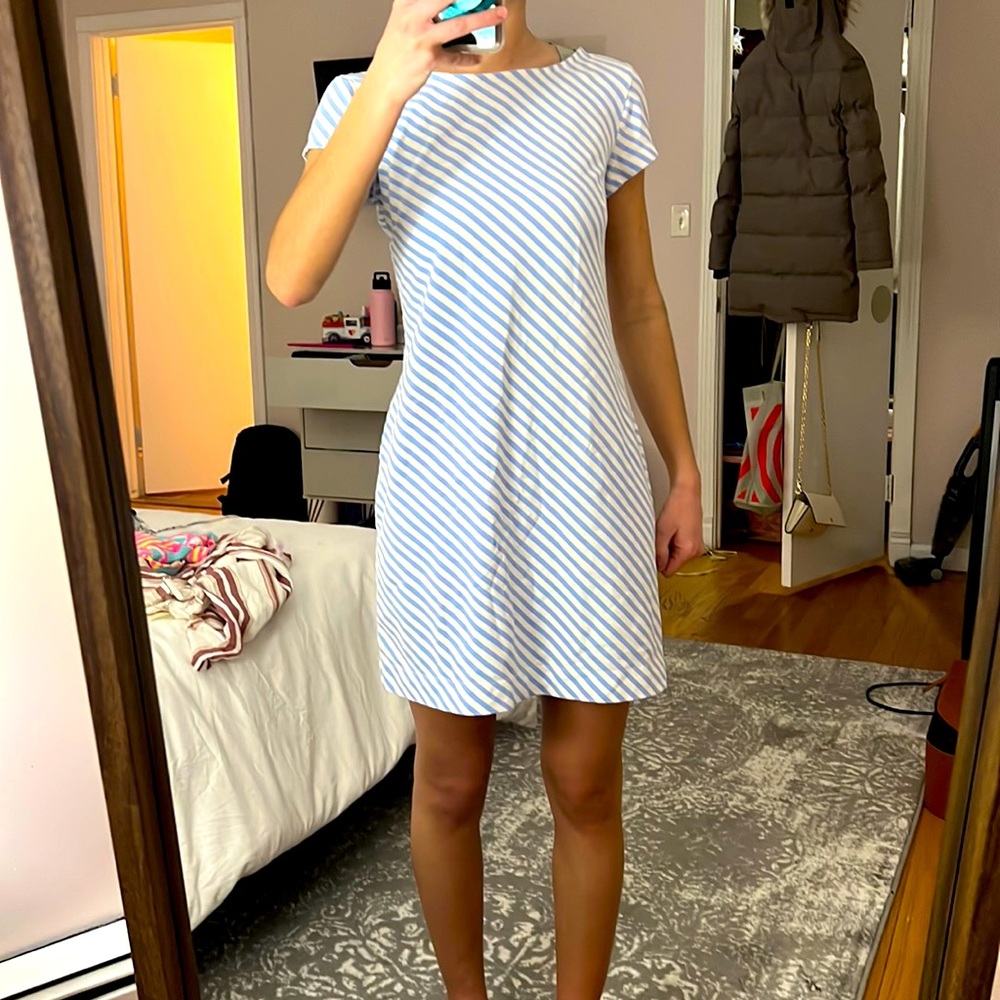 Mahi gold striped dress